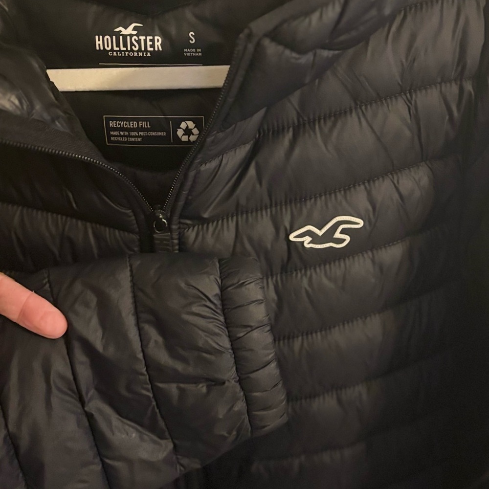 Hollister Quilted Black Jacket